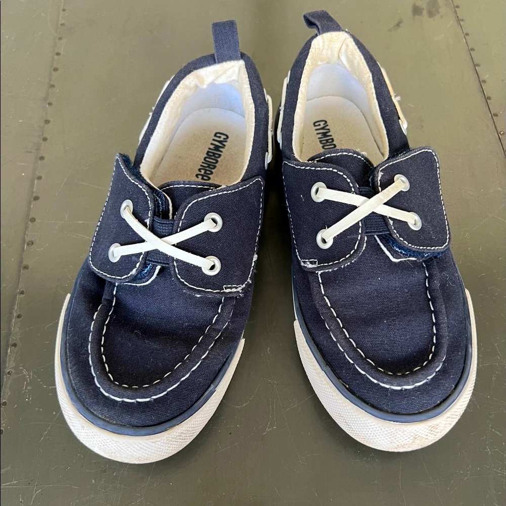 Janie and Jack Boat shoes - Size 12 - Navy blue